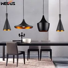 (Wecus) Retro industrial restaurant dining room cafe club hanging lamps personality art bar single head pendant lamp light