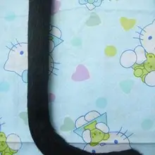 Мультфильм аниме животное собака волк лиса кошка лошадь Леопард обезьяна хвост милый унисекс многоцветный Косплей Хэллоуин костюм 80 см хвост