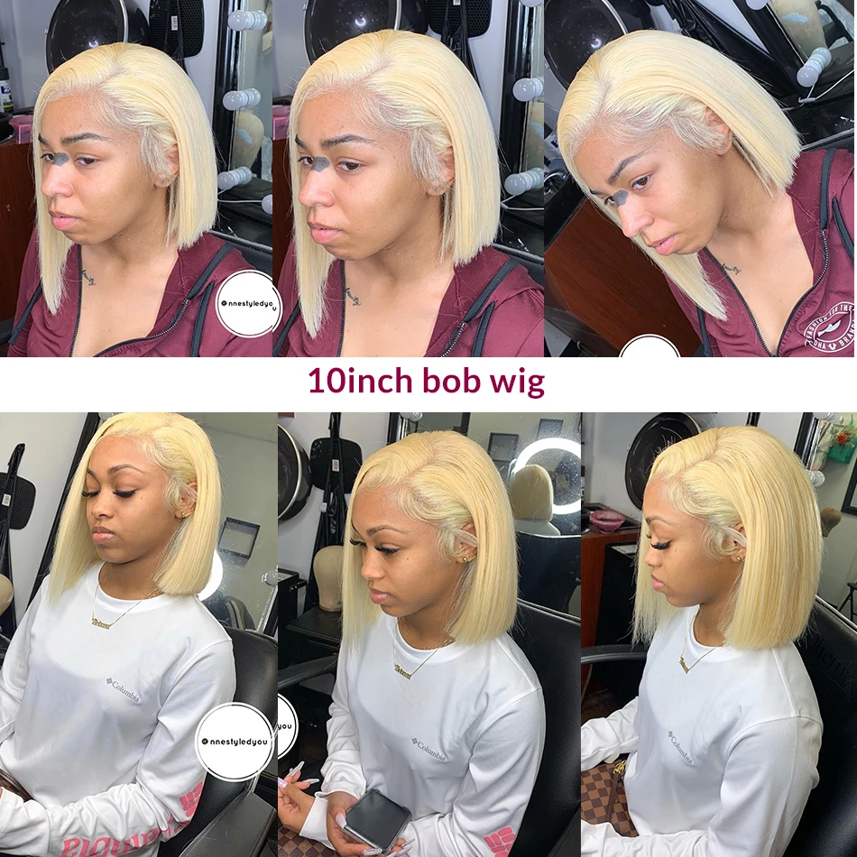 Links 613 блонд, парики из натуральных волос на кружеве 6-16 дюймов, бразильские волосы Remy, Натуральные Прямые HD прозрачные парики на кружеве