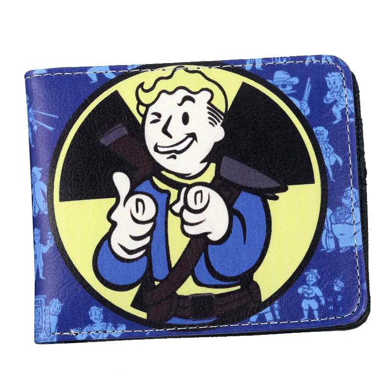 Новое поступление, игровой кошелек Fallout vaddle Boy, двойной кошелек, аксессуар для костюма, классный дизайн, мультяшный кошелек - Цвет: F4-02