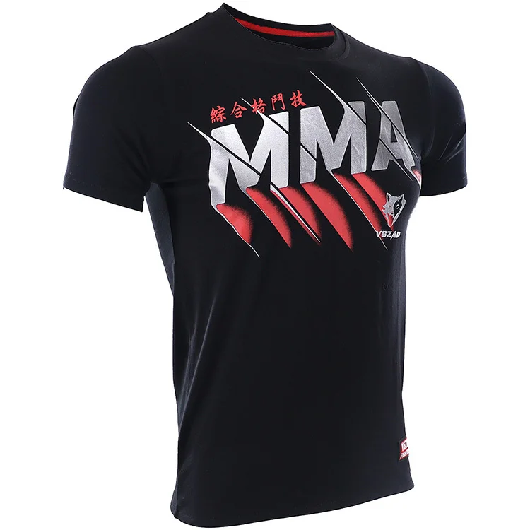 VSZAP MMA Muay Thai боксерские шорты Спортивная футболка тренировочная одежда дышащая