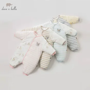 

DBZ9299 dave bella autumn unisex newborn baby romper infant toddler boys girls clothing kids jumpsuit