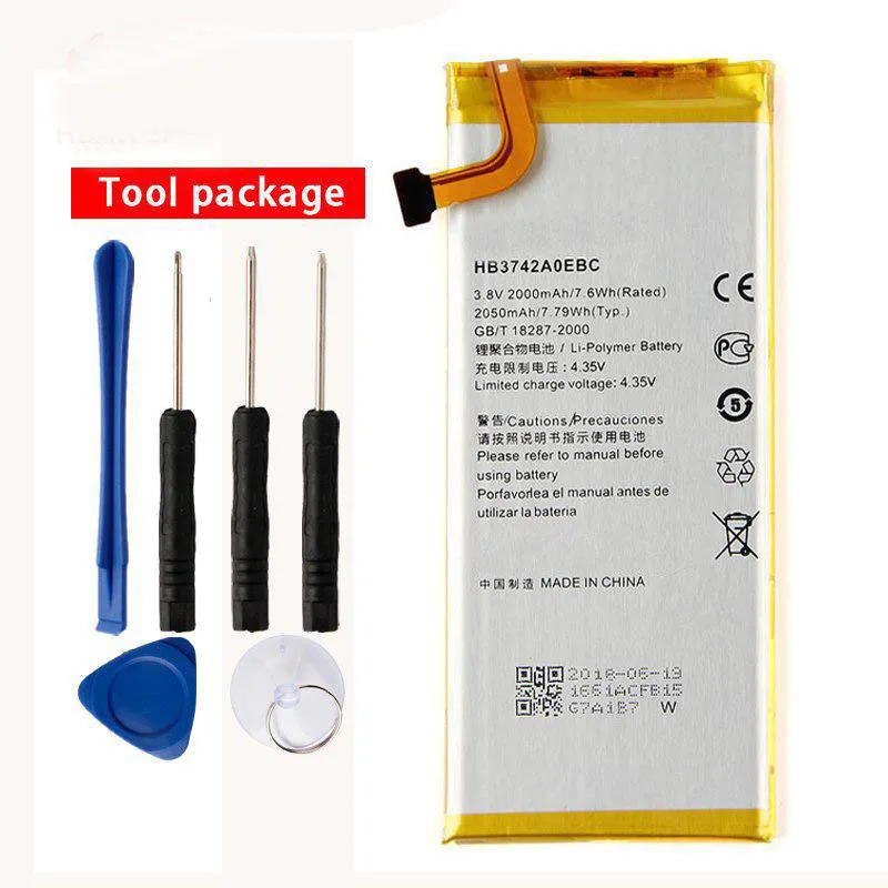 

Original HB3742A0EBC Rechargeable Li-ion phone battery For Huawei Ascend G630 P6 G6 G621 TL00 G620 C8817D H30 C00