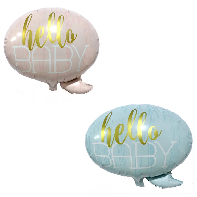 Шар из алюминиевой фольги hello baby 1 шт. 58*49 Гелиевый шар украшения для дня рождения
