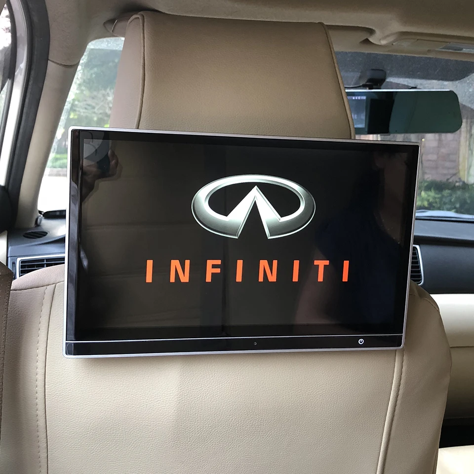 

12.5 Inch Car Pillow Monitor Headrest DVD Display Screen For Infiniti QX80 Support Wifi Bluetooth HDMI Rear Seat Entertainment