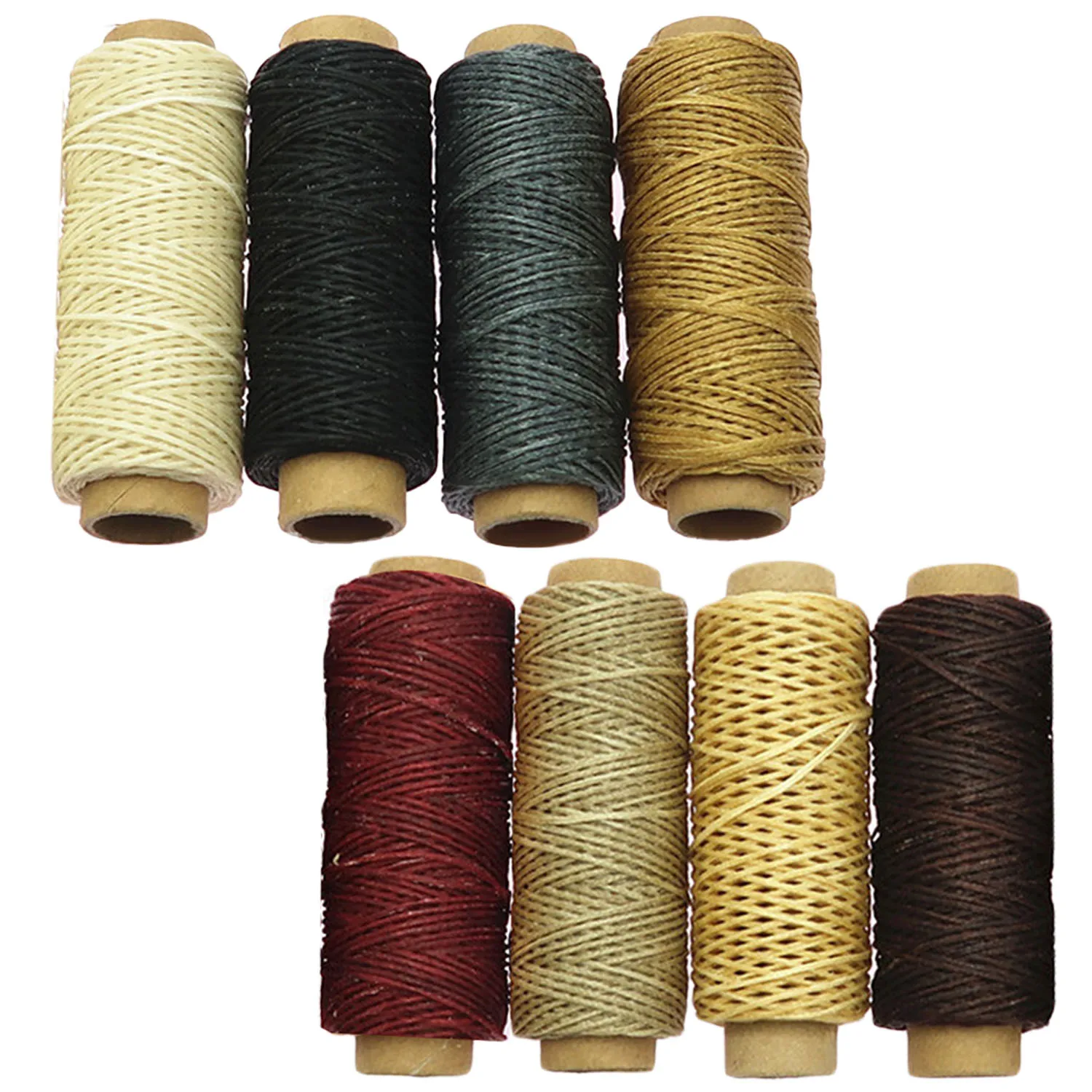 

8 Roll 30m Assorted Colors 150D Waxed Thread Cord for luggage Wallet Shoes Tents Carpets Saddles Canvas Coats Leather Repair