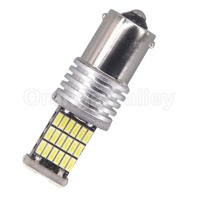 10 шт. супер яркий 1156 BA15S P21W 45 SMD 4014 Canbus светодиодный автомобильный индикатор Поворотная боковая лампа для парковки лампа DC 12 В