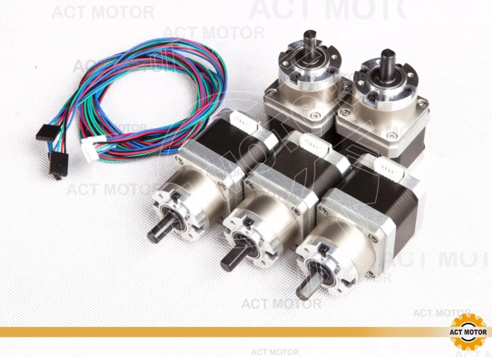 

Shipping from China!ACT 5PCS Nema17 Stepper Motor 17HS4413AG5.18-X 60oz-in 40mm 1.3A 4-lead CE ROHS ISO DE CA US JP FREE