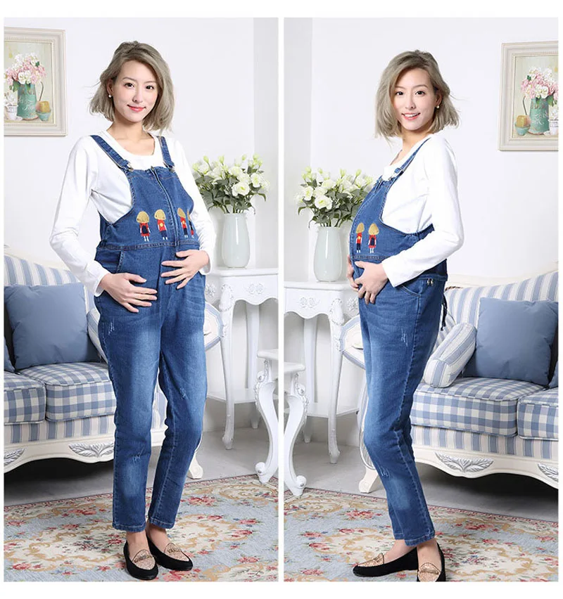 Buy Maternity Jeans Jumpsuit Fashion Mushroom Baby