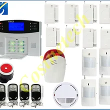 Hote авто-набор SMS внутренняя безопасность сигнализация GSM850/900/1800/1900 МГц gsm домашняя сигнализация