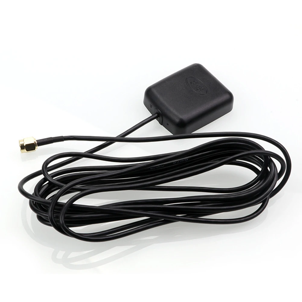  Empfänger 3 Meter Schwarz SMA Conector Auto Navigation Motorrad GPS Antenne Verstärker Magnetische 