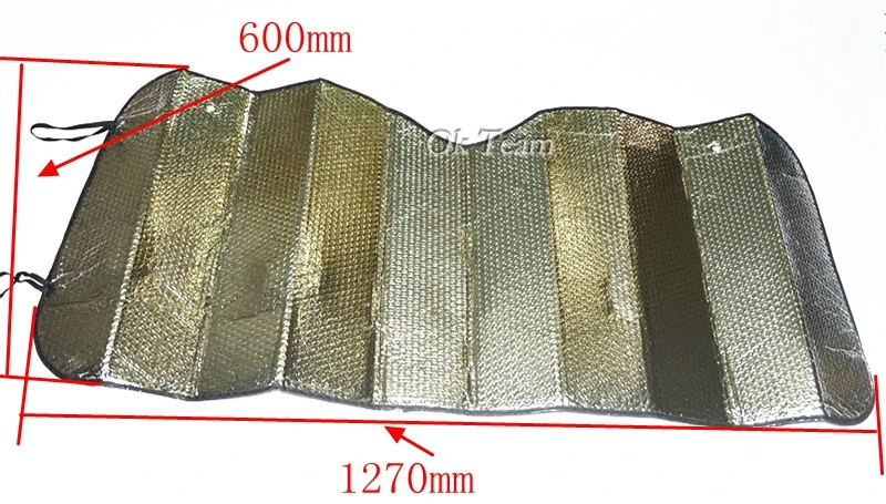 Универсальный Светоотражающий козырек для лобового стекла автомобиля из алюминиевой фольги, защита от УФ-излучения