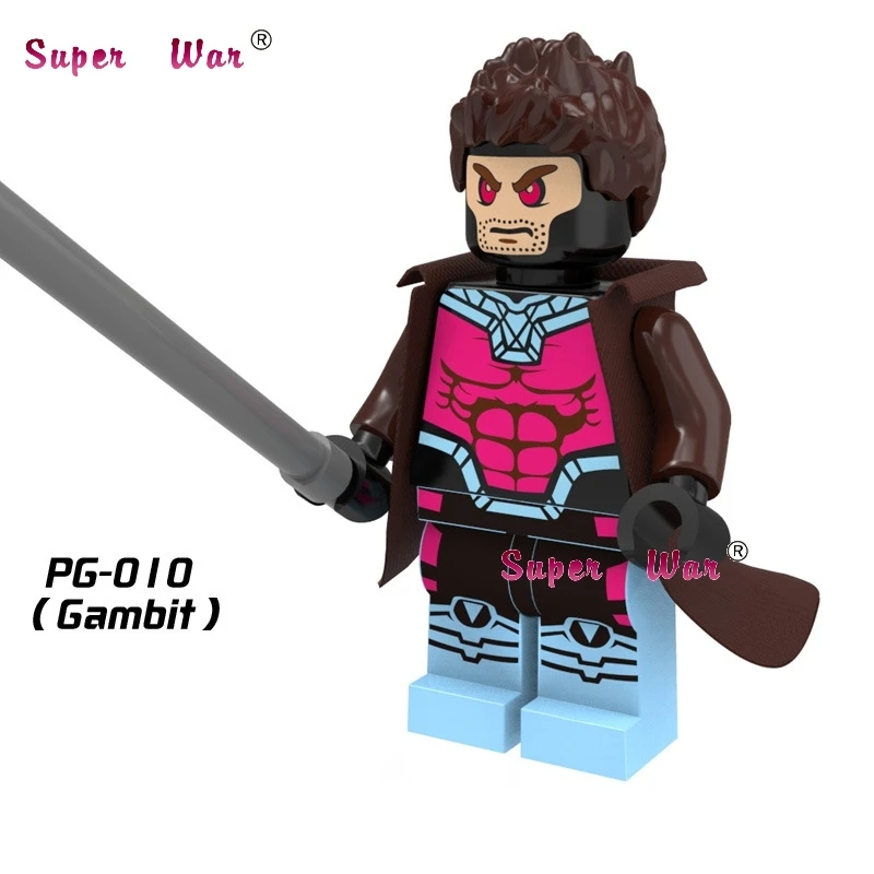 Single Sale star wars superhero marvel avengers Gambit building blocks action sets model bricks toys for