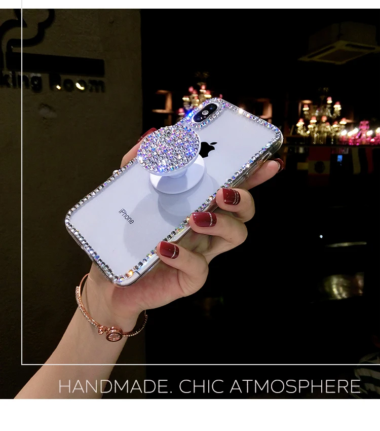 Diamond чехол для телефона Blackberry KEYone Кейт Jacky Key2 Leap DTEK70 DTEK60 расширяющаяся подставка