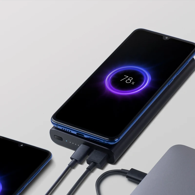 Xiaomi power Bank 10000 мАч Быстрое беспроводное зарядное устройство с usb type C для мобильного телефона Быстрая зарядка для iPhone 11 pro Huaiwei mate 30