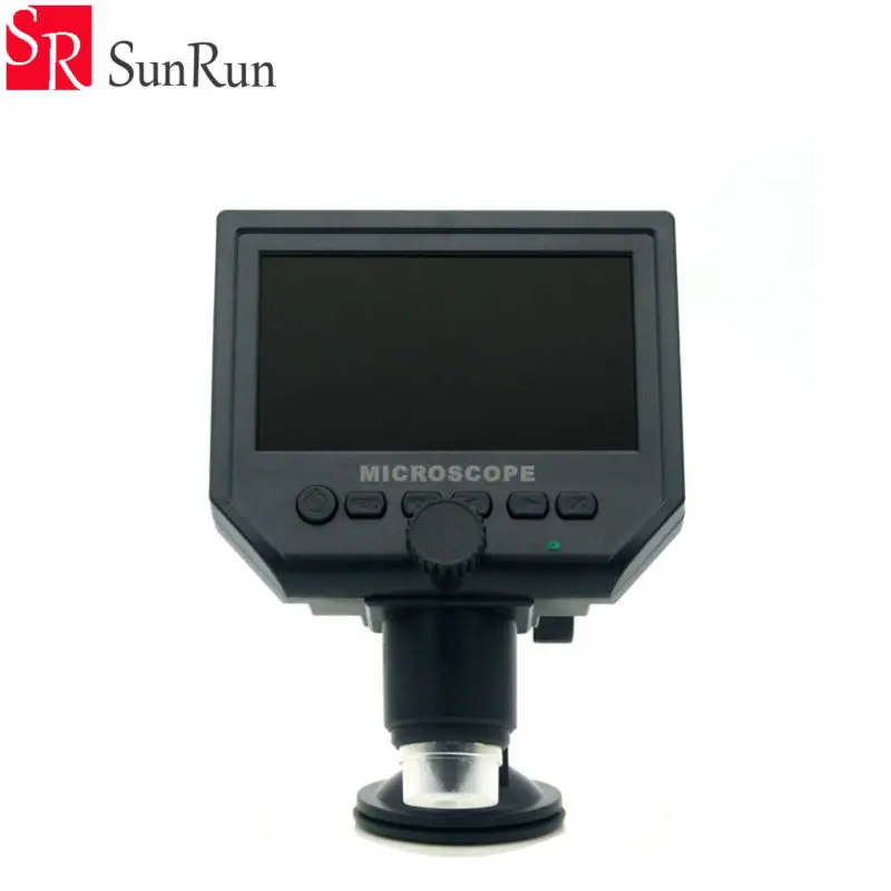 Портативный электронный цифровой микроскоп VGA 1 600X 3 6 МП USB с ЖК дисплеем 4 дюйма HD