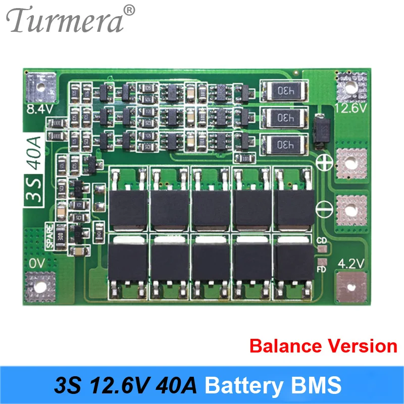 3S 12,6 V 20A 30A 40A для батареи отвертки 12V li-ion 18650 Защитная плата батареи BMS PCM