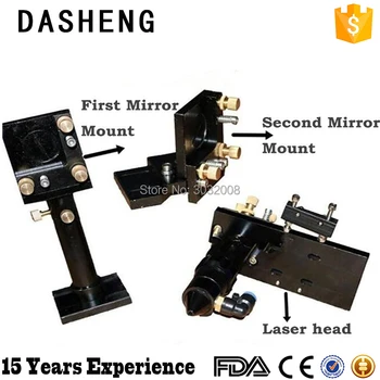 

Co2 Laser Head with Air Assist and Red Laser Dot Frame for installing Dia 20mm Lens and Dia 25mm Mirror