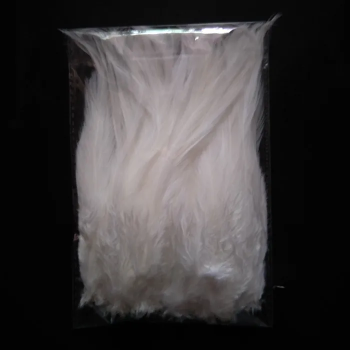 white rooster feather