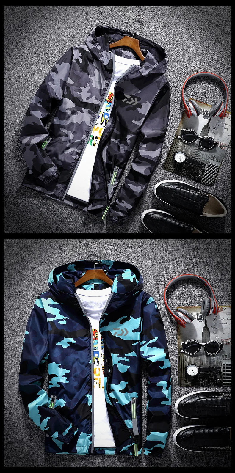 Зимняя одежда для рыбалки уличные спортивные рубашки для дайв Рыбалка дышащая быстросохнущая одежда для рыбалки камуфляжные куртки для рыбалки