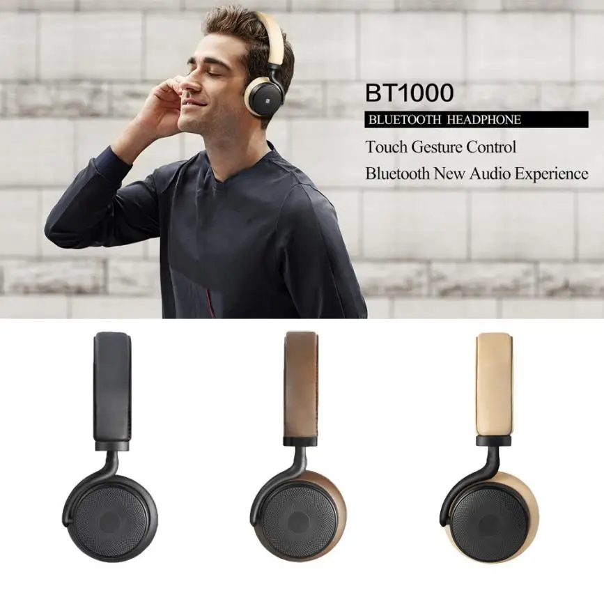 Превосходное качество Беспроводной Bluetooth наушники гарнитура жест Управление Fone