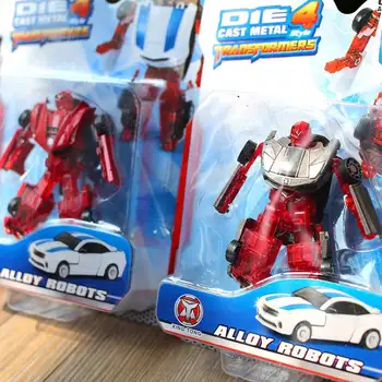 

8cm Car Robot Toys Action Figure Model Anime Mini Doll Decoration Collection Toys Model Action Figure Deformation Toy Dolls