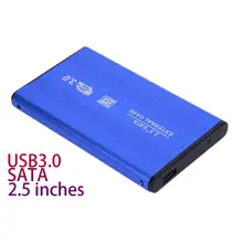 2,5 дюймовый внешний корпус чехол для мобильного жесткого диска чехол USB 3,0 для SATA HDD жесткий диск для резервного копирования данных Windows/Mac OS
