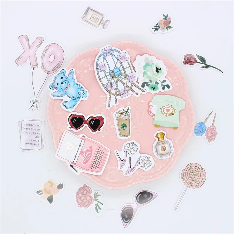 KSCRAFT Милая Cardstock Carnival Paper высеченные наклейки для скрапбукинга DIY/фотоальбома