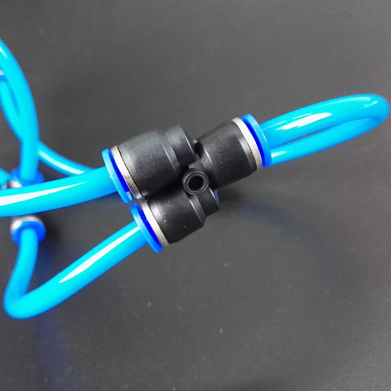 

2 pcs of co2 tubing kit quick joints and 4 meters of co2 proof tubing(blue) for aquarium co2 system