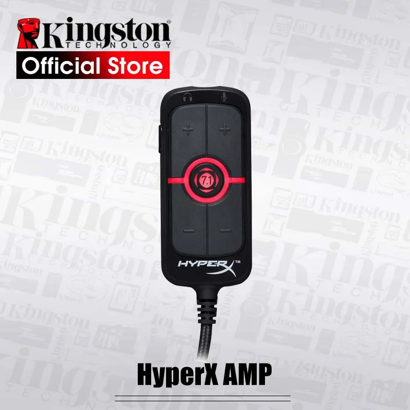 Kingston HyperX AMP7.1 Virtual Surround Sound игровая звуковая карта пульт дистанционного управления Встроенный усилитель звуковой карты DPS