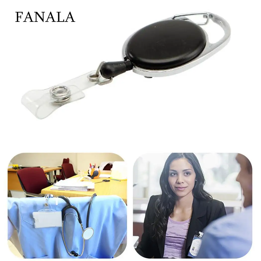 

Retractable Keychain Key Decoration Clip Multifunction 600-700 mm Chain Keychain Accessory,ID card holder Chain