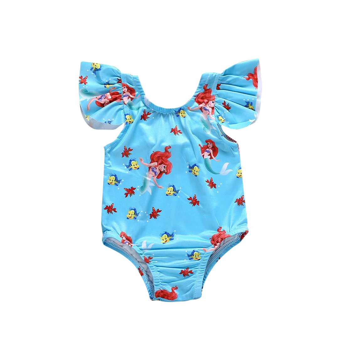 2018 Kid Baby Girls Toddler Mermaid Swimsuit Bodysuit Swimwear Bathing