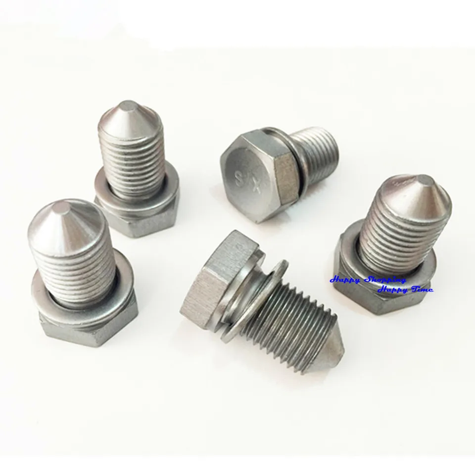 5x OEM New Oil Drain Plug Bolt with Gasket Oil Drain Screw Oil Sump Bolts For AUDI A3 A4 A6 TT