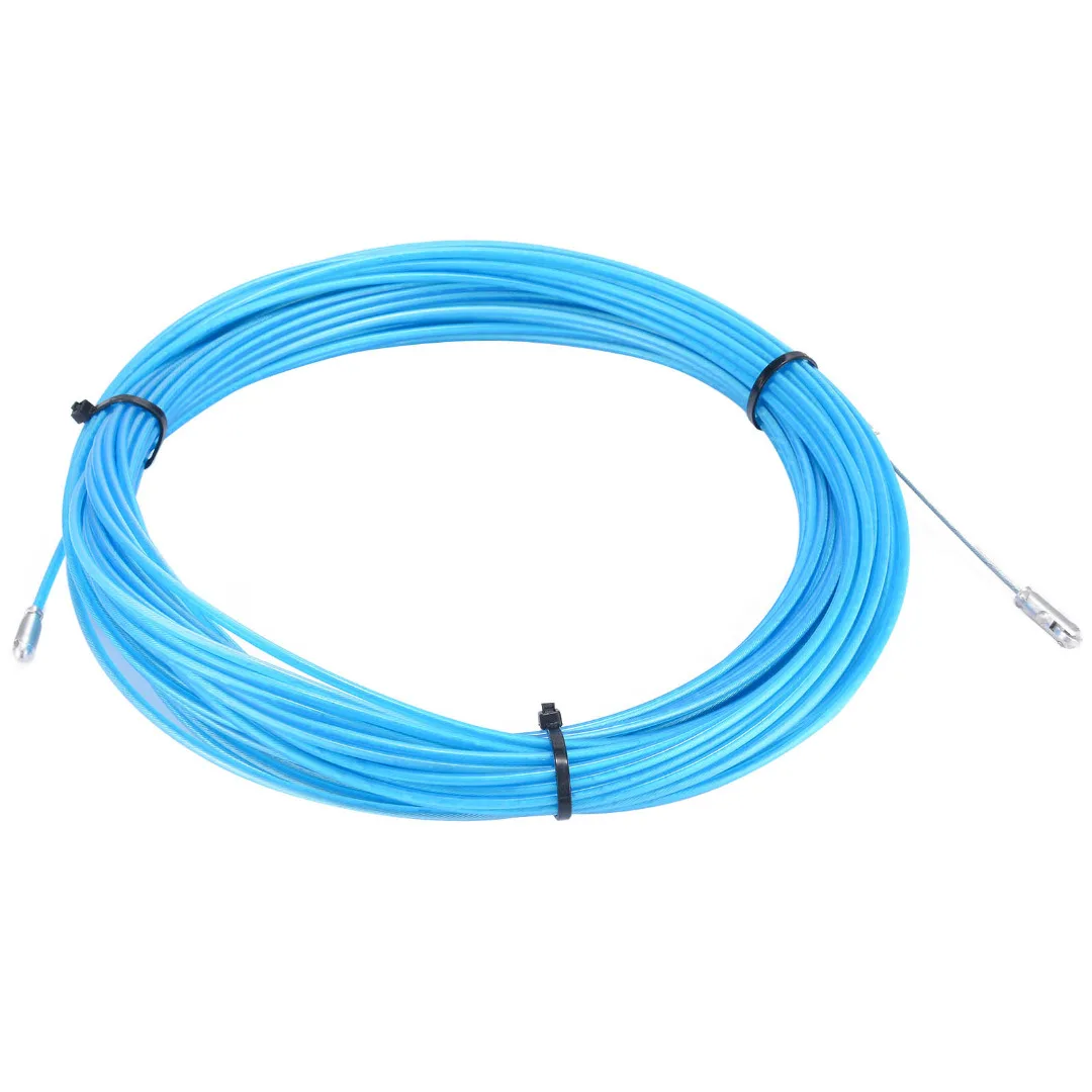 10/20/30M Wire Fish Tape Electrician Conduit Ducting Cable Rodder Puller with Cable Pulley Wheel for Wire Pulley