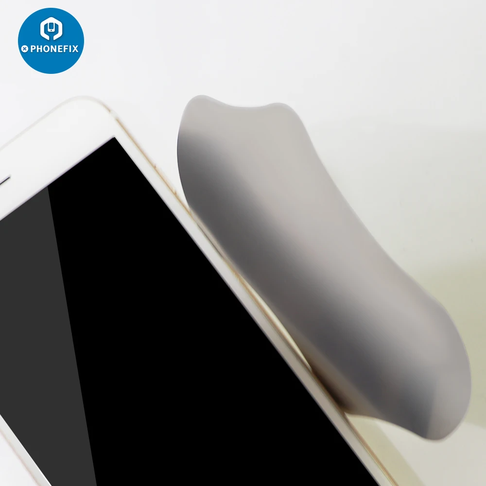 PHONEFIX 0,1 мм ультратонкий, гибкий из нержавеющей стали Pry Spudger разборная карта для iPhone ремонт мобильного ремонта открывашка экрана