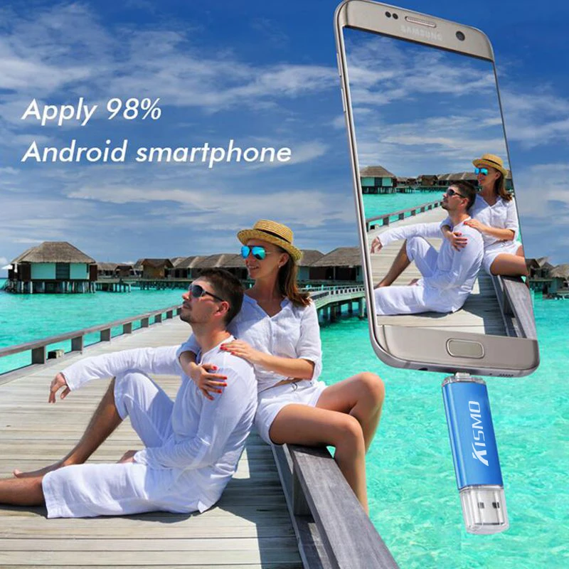 Kismo флеш диск USB 2 0 8 ГБ 16 32 накопитель android OTG для смартфона карта памяти красочный