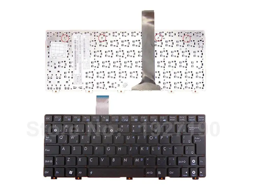 BR Бразилия клавиатура ноутбук для ASUS EeePC 1015PED 1025C черный Cuaderno de teclado Замена MP-10B66PA-5288