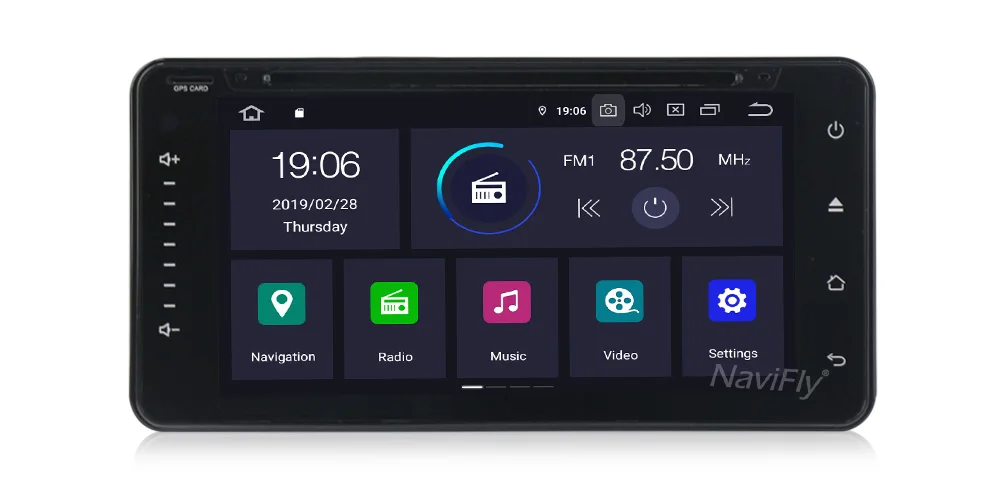 Discount NaviFly IPS+DSP 2 Din Android 9.0 Car DVD Player Stereo GPS Navigation for Toyota RAV4 Corolla Vios Hilux Terios Fortune 5