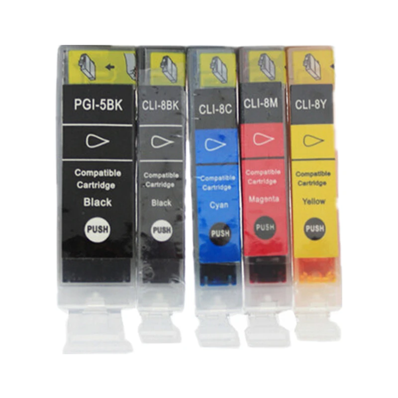 PGI 5 CLI 8 ink Cartridge compatible For Canon PIXMA iP4200/iP3300/iP3500/iP4300-in Ink