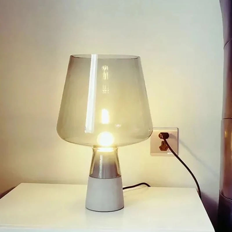

Modern desk lamps living room decorative Bedside lamp bedroom lights for dining room study room lighting glass table light