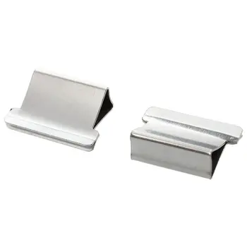 

100 pcs 15mm x 10mm x 5mm Metal Reusable Refill for Clam Clips Dispenser