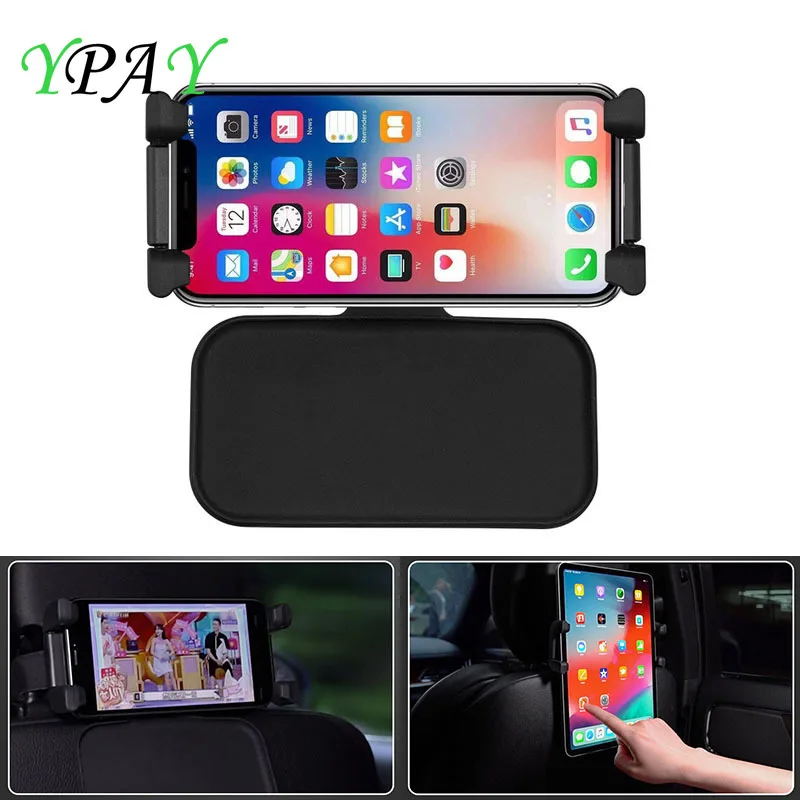 Suporte de Carro Suporte para Ipad Encosto de Cabeça do Assento Titular para Iphone Smoyng Telefone Tablet 12.9 Traseiro 5-13 Polegada Suporte Móvel Montagem ar Pro - Imagem 2
