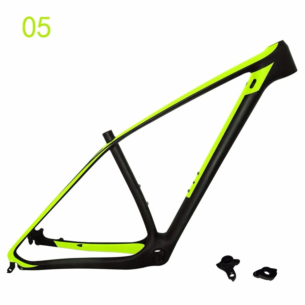 

10 Colors Smile Team 2017 New 29er MTB Full T800 Carbon Bicycle Frame 29ER Bike Frame New Full Carbon UD Mountain Bike  Frame