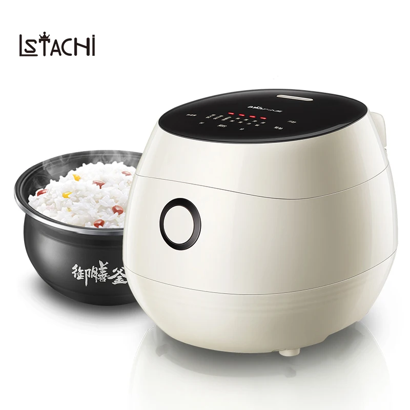 

LSTACHi 3L Elegant Electric Rice Cooker Food Steamer Multicooker Porridge Soup Breakfast Maker Non-stick 24 Hours Appointment