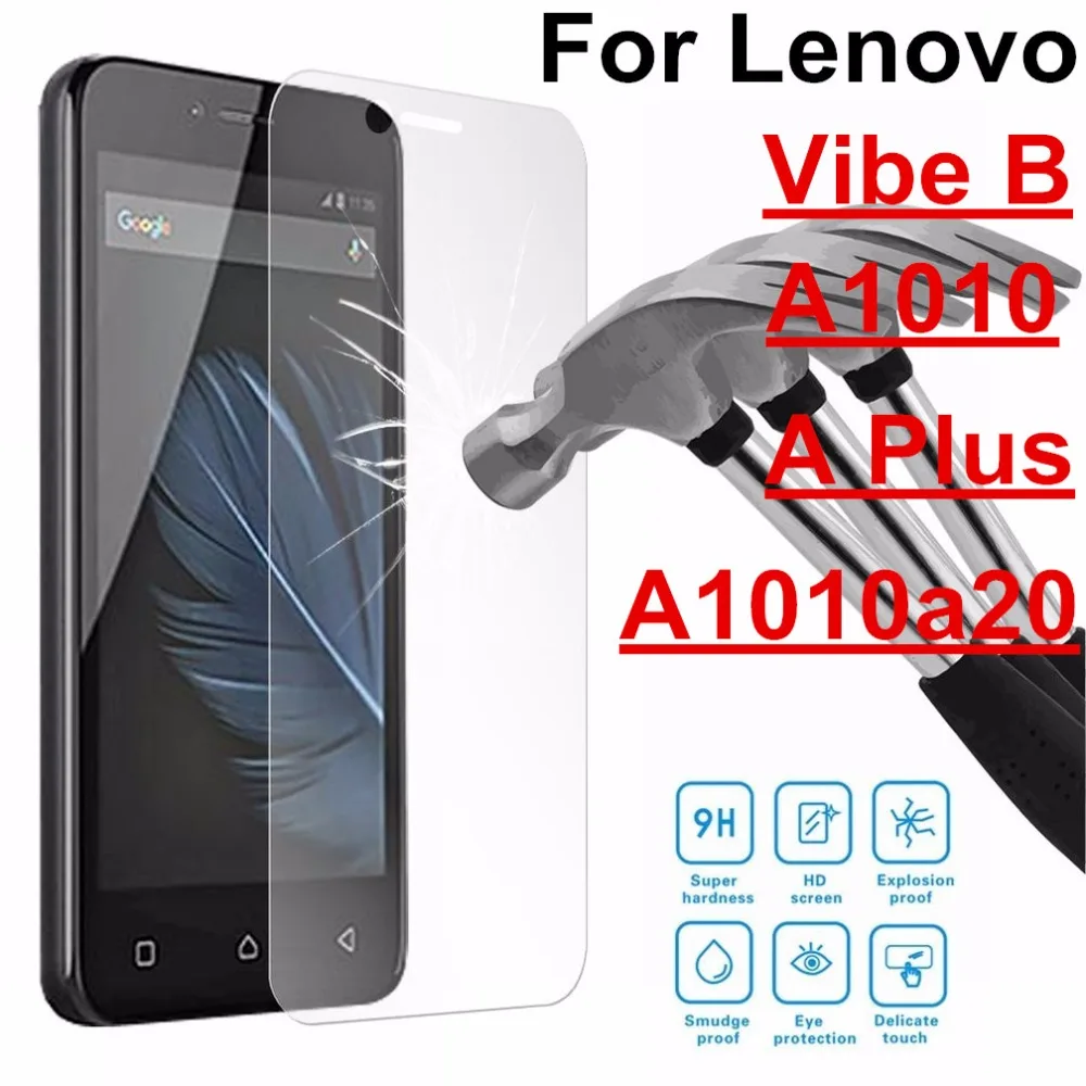 9H Hardness 2.5D Premium Tempered Glass Screen Protector For Lenovo