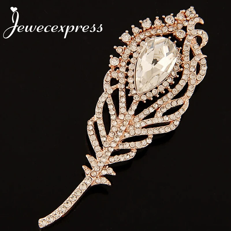 Jewecexpress Peacock feather brooches Women jewelry mix order | Украшения и аксессуары