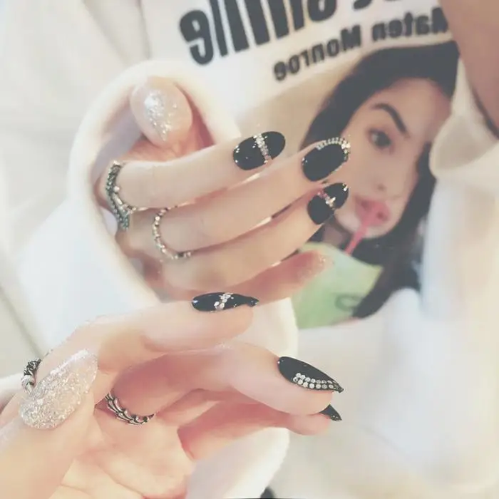 Nail Art Наклейки, декоративный элемент для рукоделия наклейки с пайетками модная надежная для Для женщин Леди невесты HB88