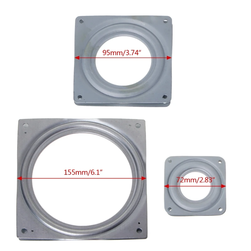 Квадратный ленивый Susan стол поворотный подшипник обустройство дома мебель колесо часть промышленный поворотный стол подшипниковая поворотная пластина