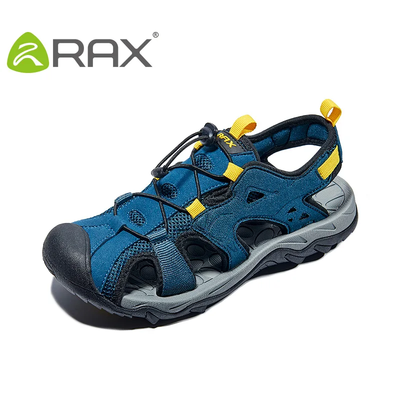 RAX رجل صنادل شاطئ الصيف في الهواء الطلق أحذية رياضية الرجال أكوا الرحلات أحذية ماء للرجال المنبع أحذية خفيفة الوزن المشي الصيد