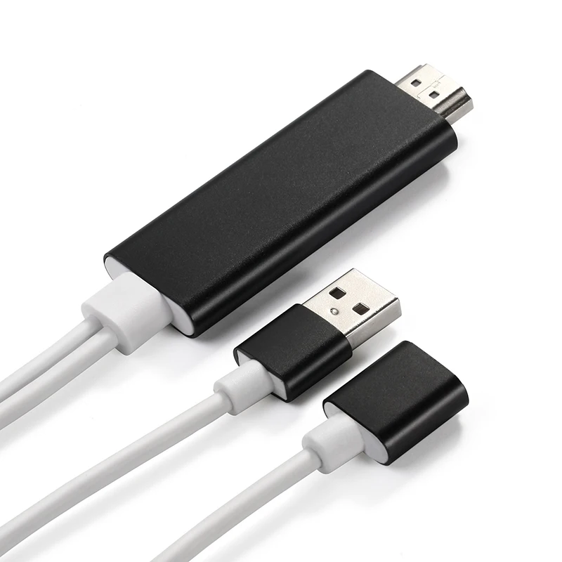 HDTV кабель HDMI 1080 P Plug& Play HD зеркалирование Кабель-адаптер для iPhone/iPad для samsung Примечание 7 для huawei P8 P9